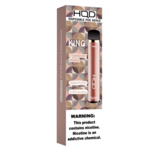 HQD King - Çilek Muz Vape Pod Tek Kullanımlık Elektronik Sigara